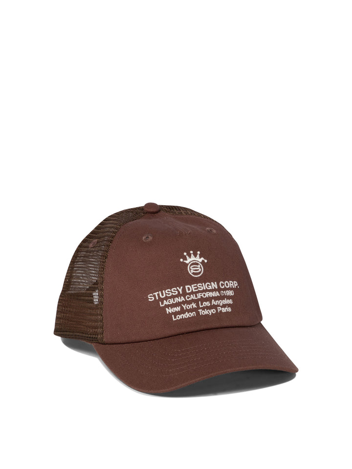 Corp Design Hats Brown