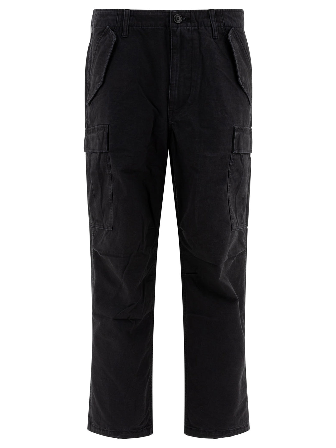 Military Cargo Trousers Black