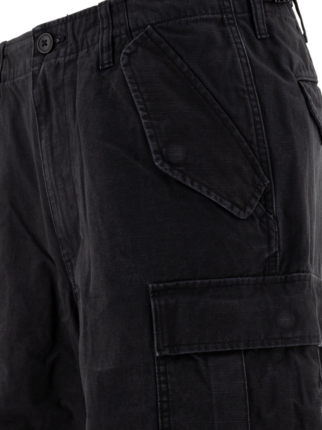 Military Cargo Trousers Black