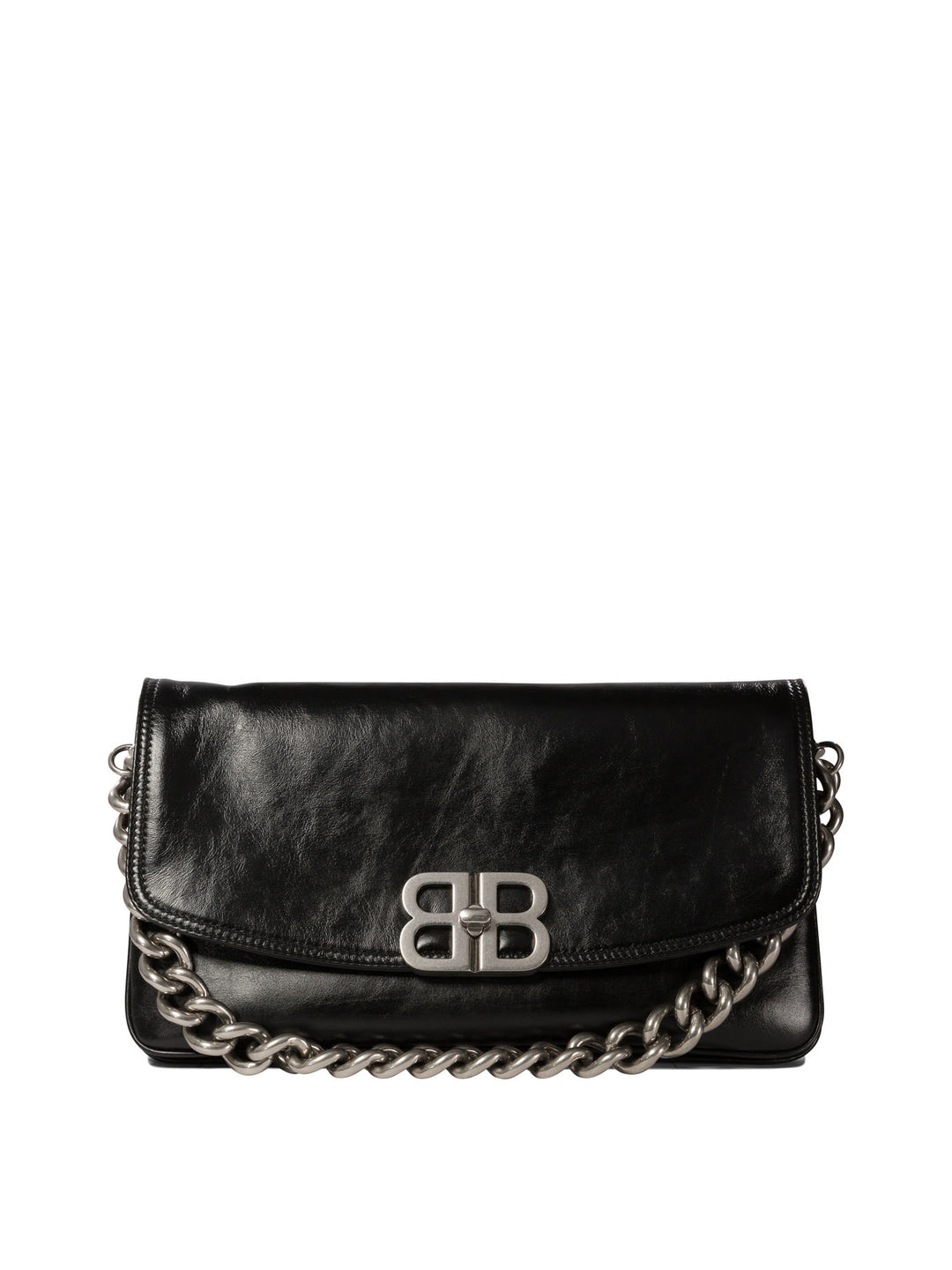 Bb Soft Flap Shoulder Bags Black