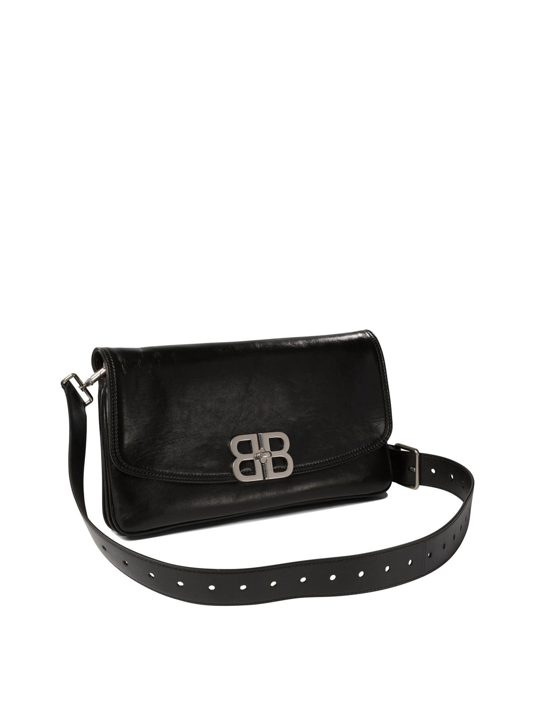 Bb Soft Flap Shoulder Bags Black