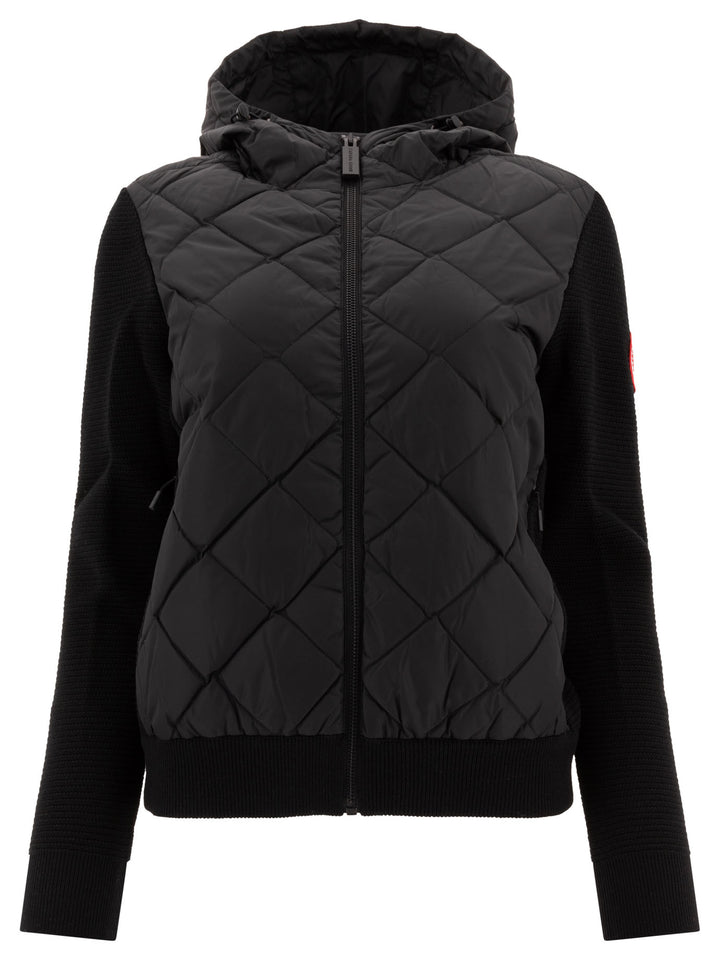 Hybridge® Quilted Knit Jackets Black