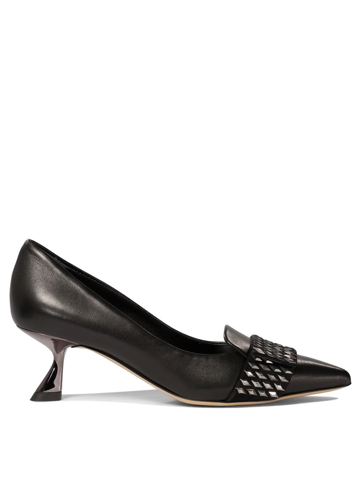 Peak Heeled Shoes Black