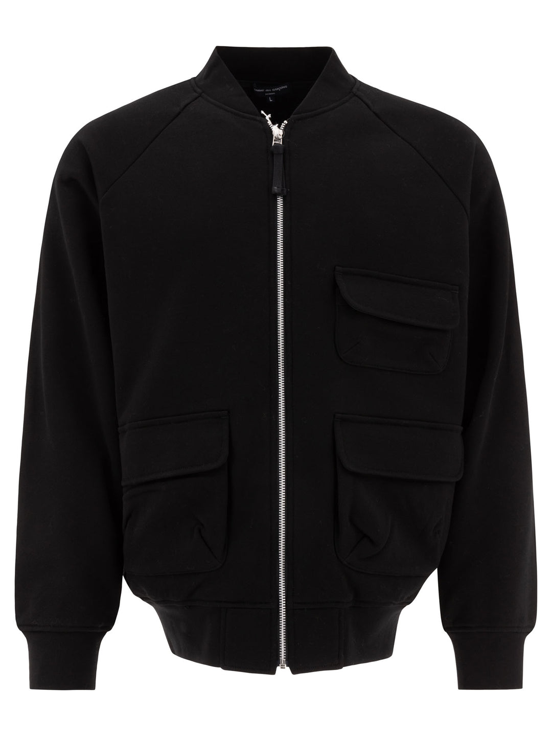 Multi-Pocket Bomber Jacket Jackets Black