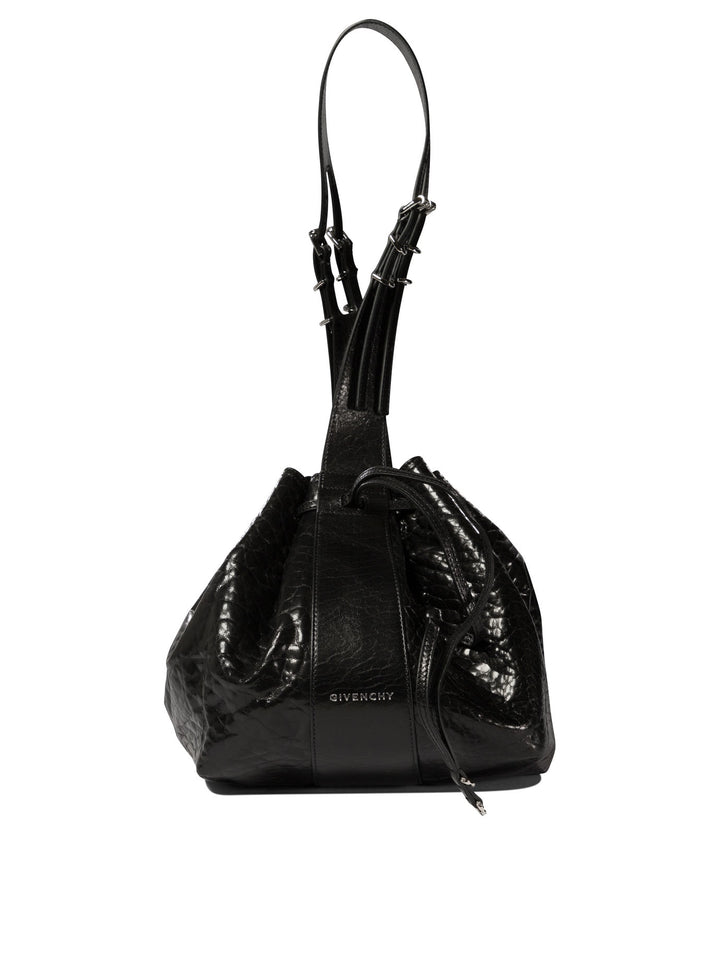 Pumpkin Medium Shoulder Bags Black