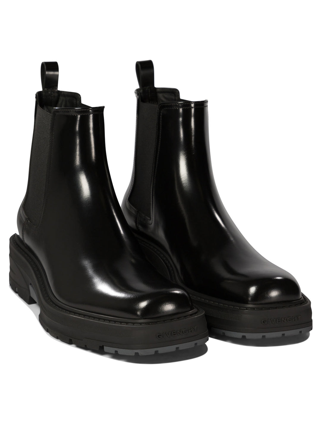 Leather Chelsea Boots Ankle Boots Black