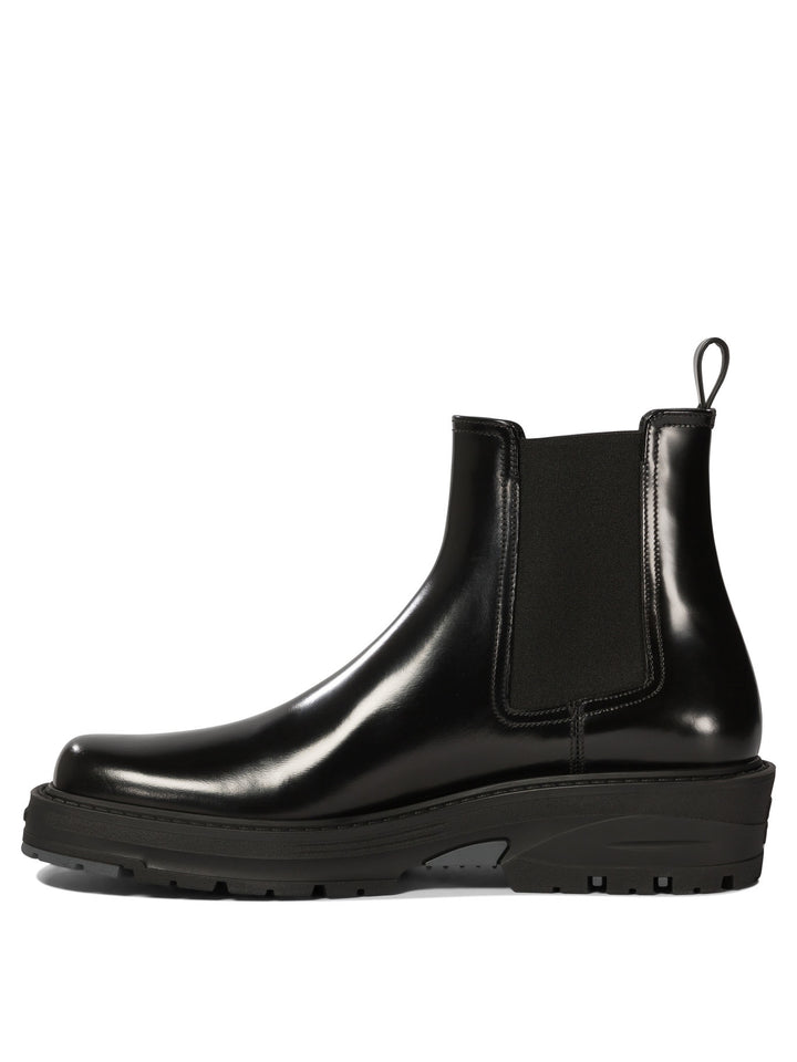 Leather Chelsea Boots Ankle Boots Black