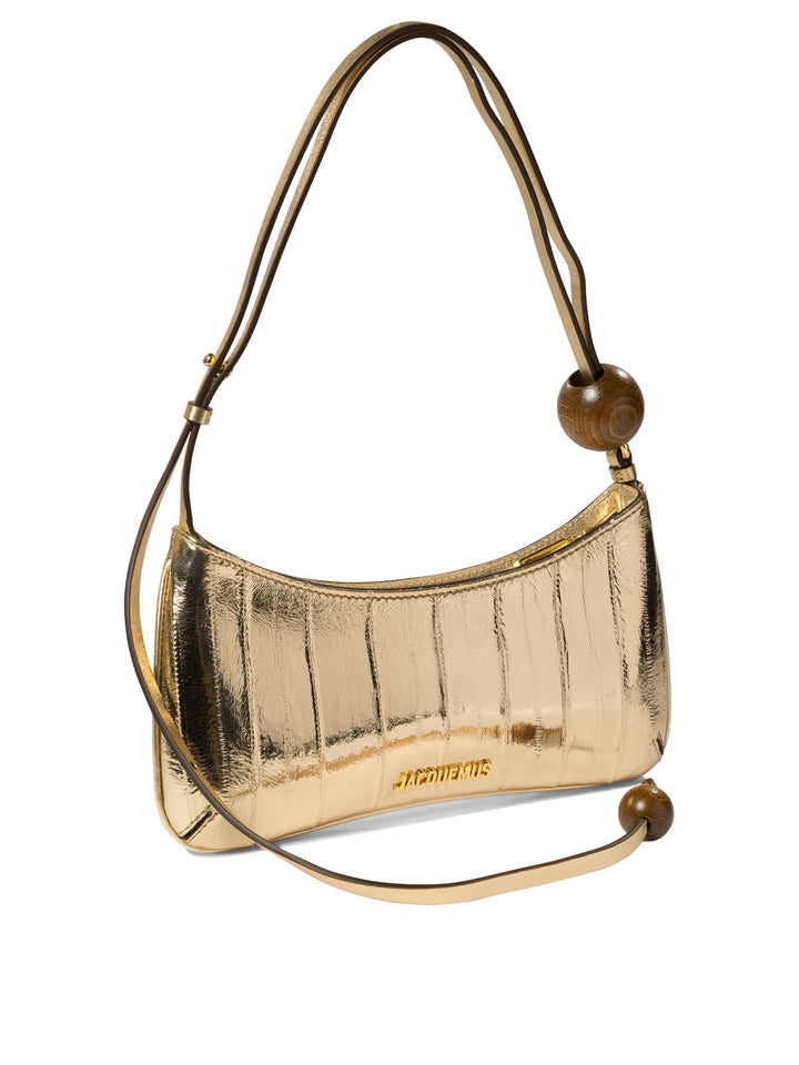 Le Bisou Perle Shoulder Bags Gold