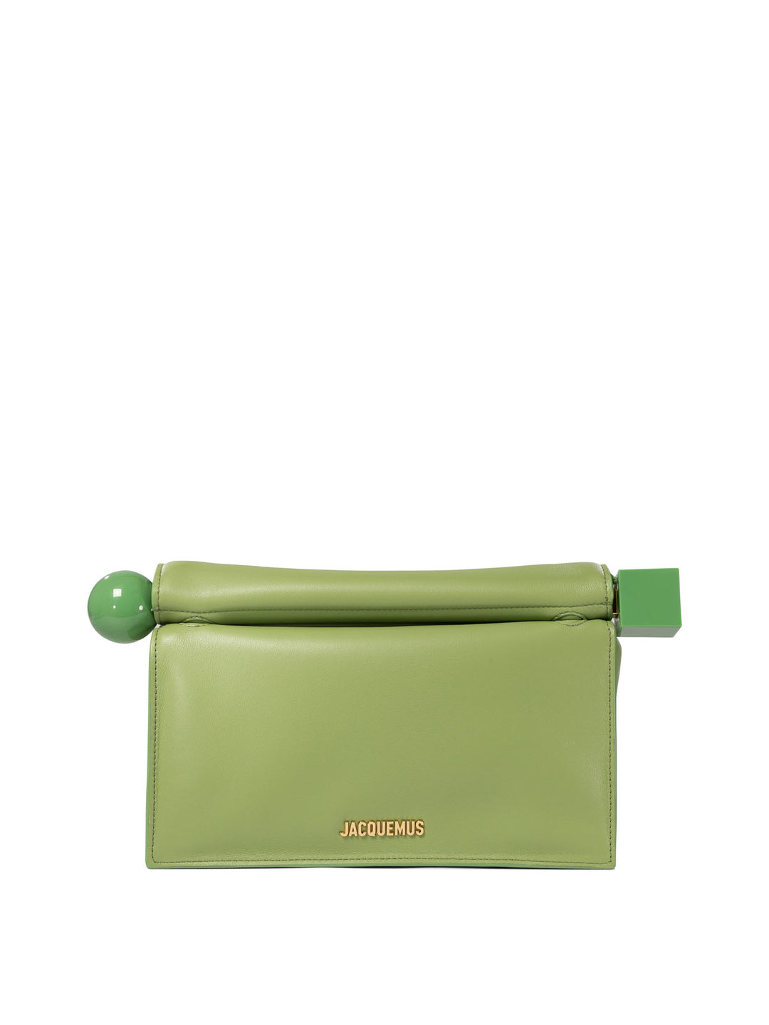 La Pochette Rond Carré Clutches Green