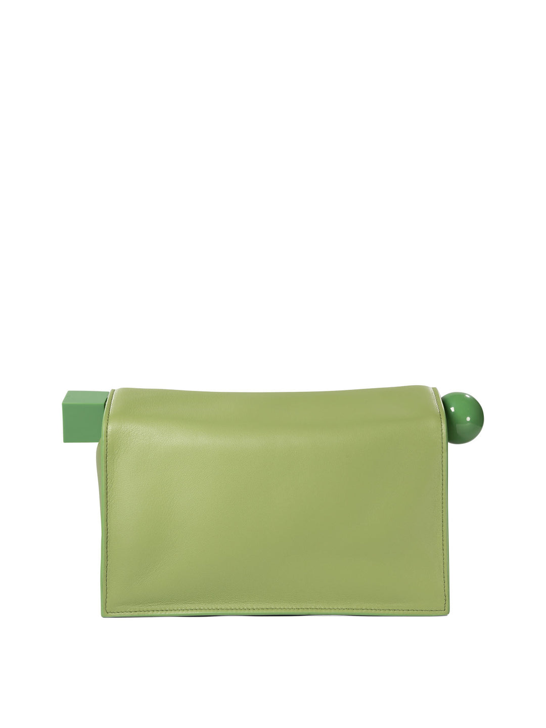 La Pochette Rond Carré Clutches Green