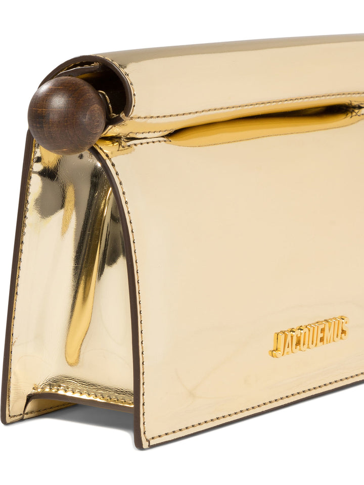 La Petite Pochette Rond Carré Clutches Gold