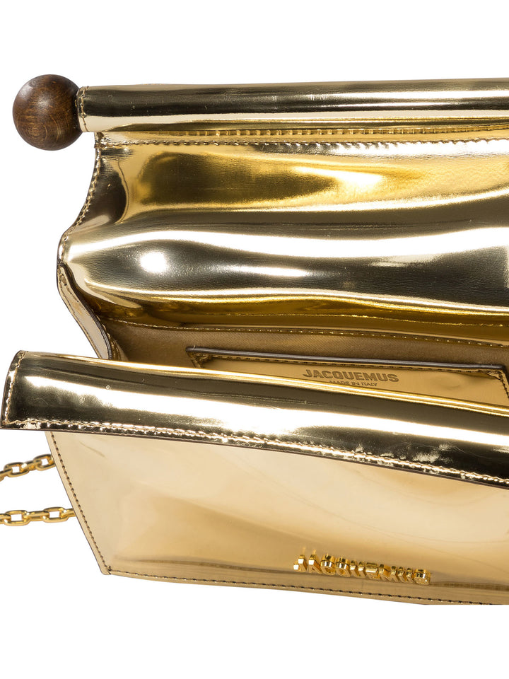 La Petite Pochette Rond Carré Clutches Gold