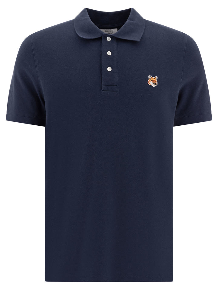 Fox Head Polo Shirts Blue