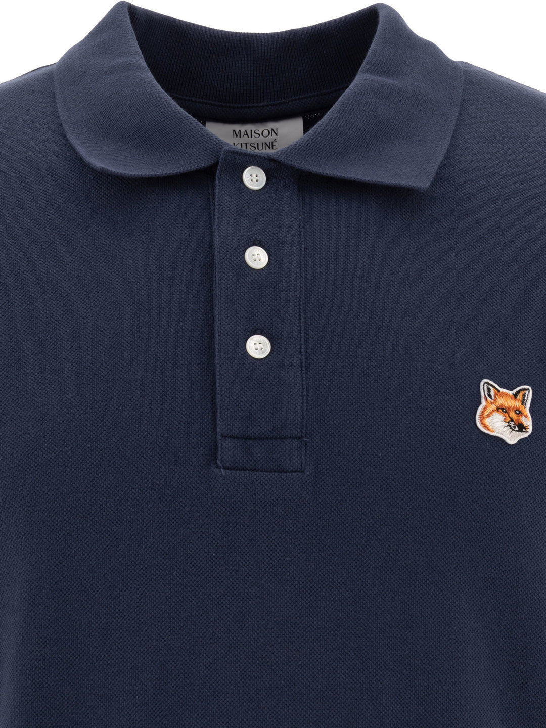 Fox Head Polo Shirts Blue