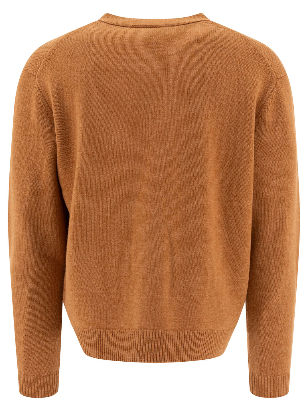 Fox Head Intarsia Knitwear Brown