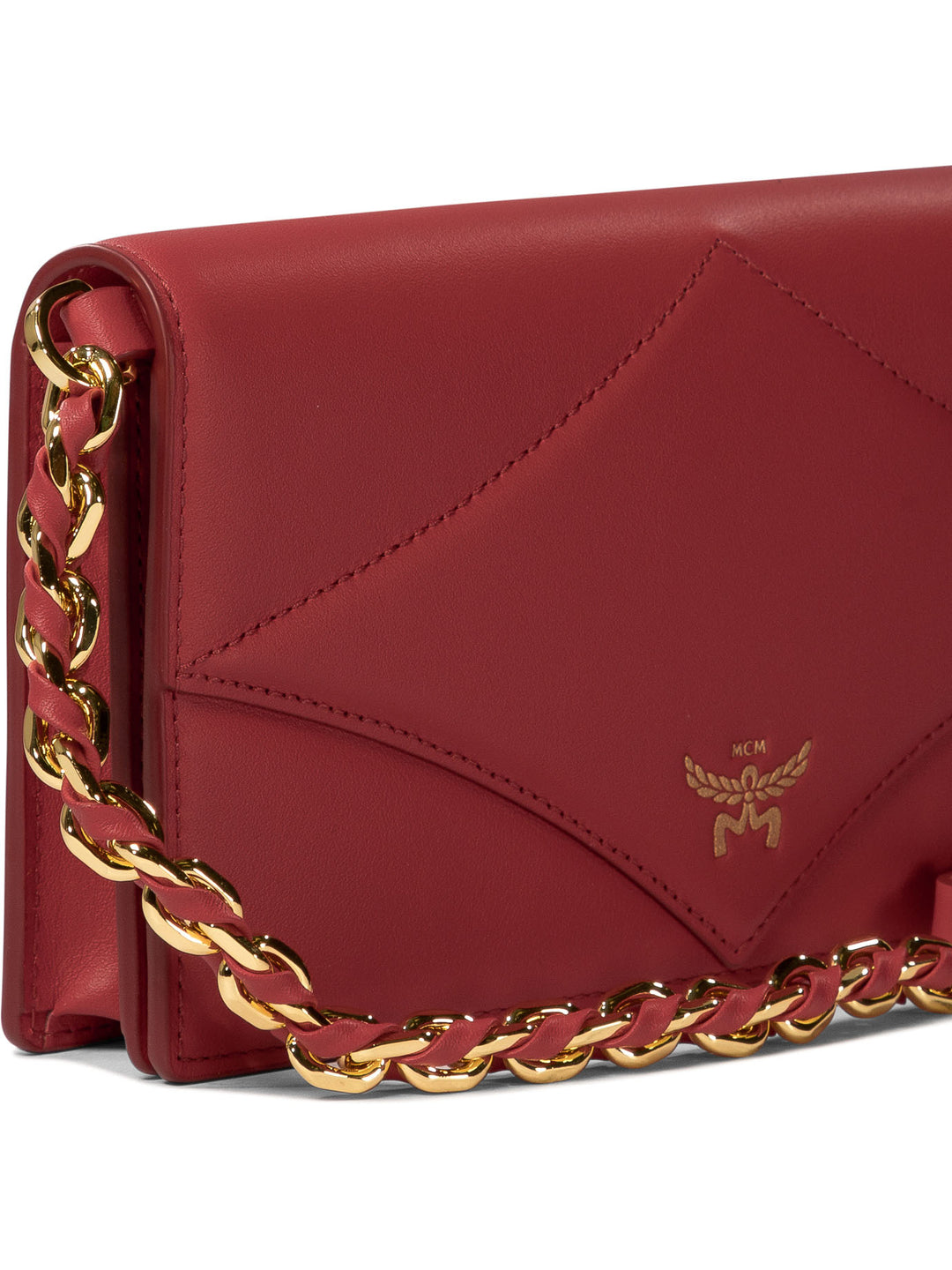 Diamond Chain Crossbody Bags Red