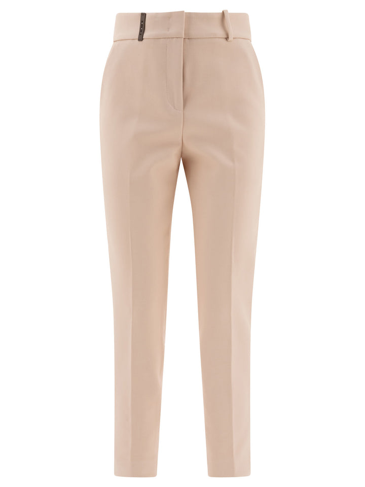 Tailored Trousers Beige