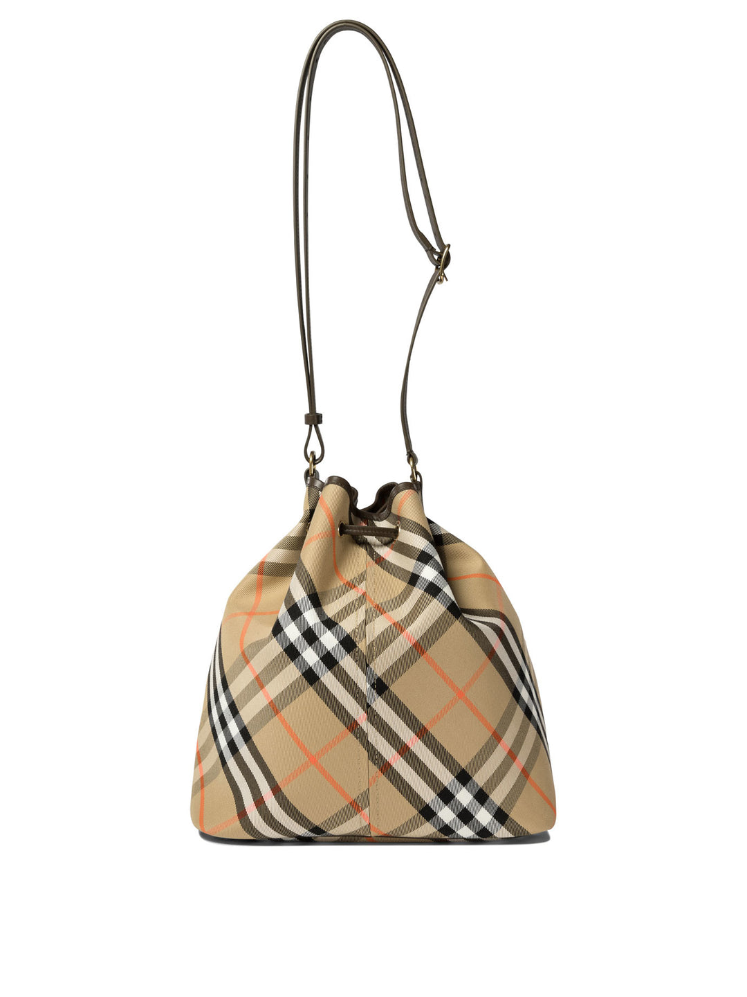 Vintage Check Shoulder Bags Beige