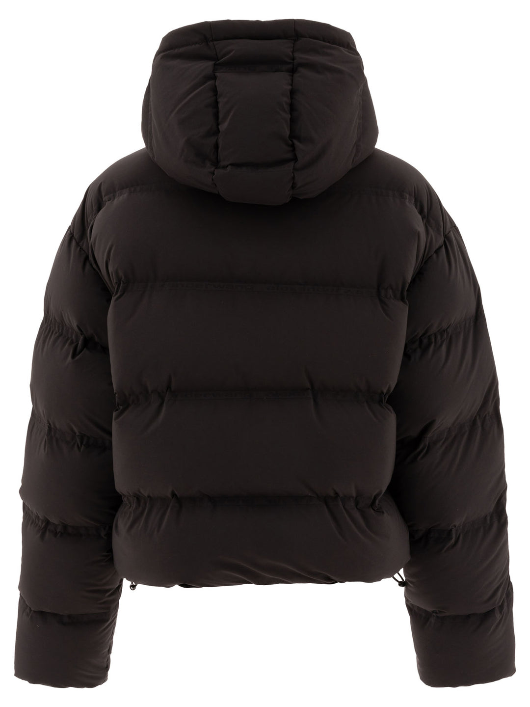 Down Jacket With Logo Jackets Black