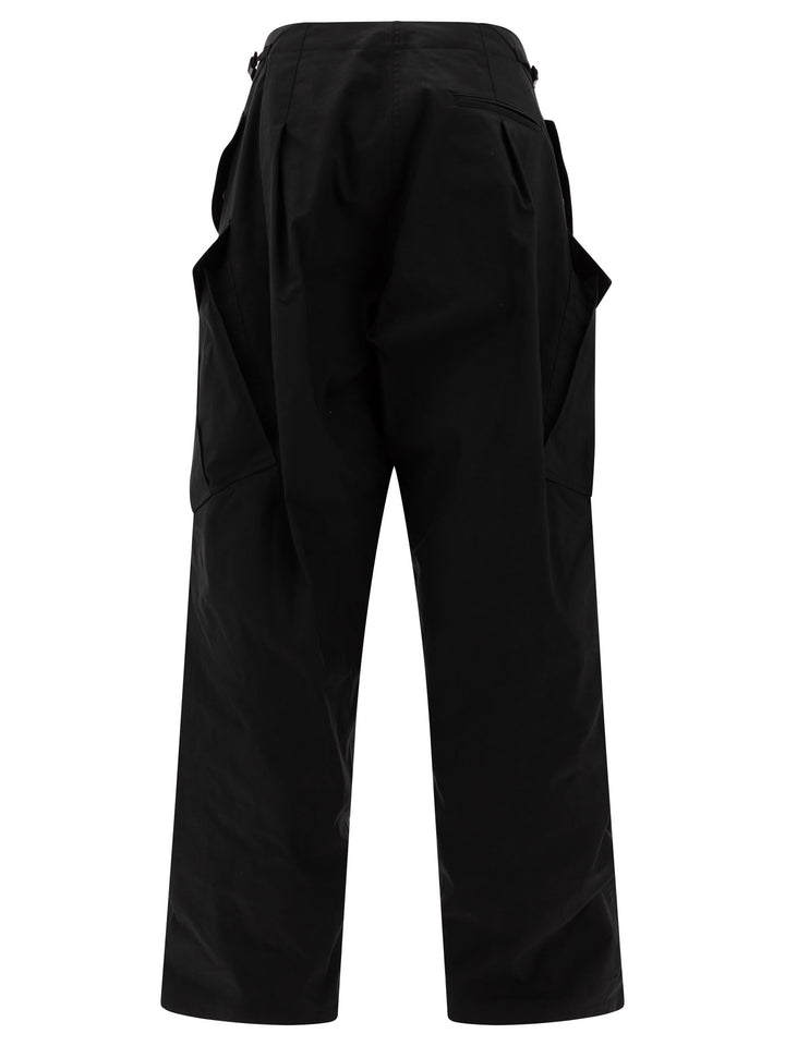 Oversize Cargo Trousers Black