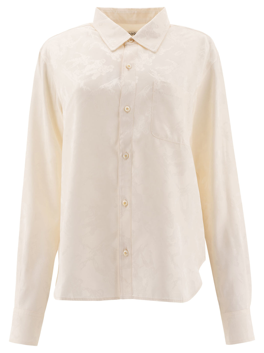 Football Jacquard Murray Shirts White