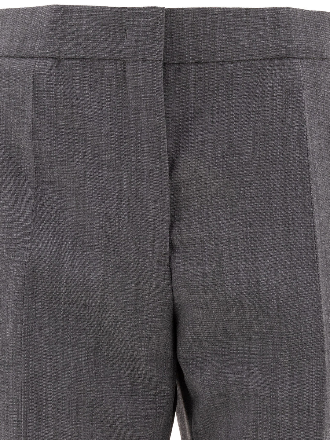 Tailored  With Centre-Back Slit Trousers Grey