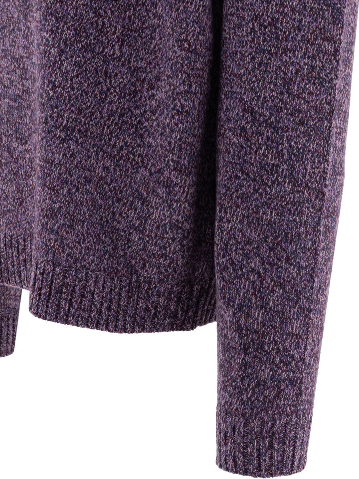 MéLange Sweater Knitwear Purple