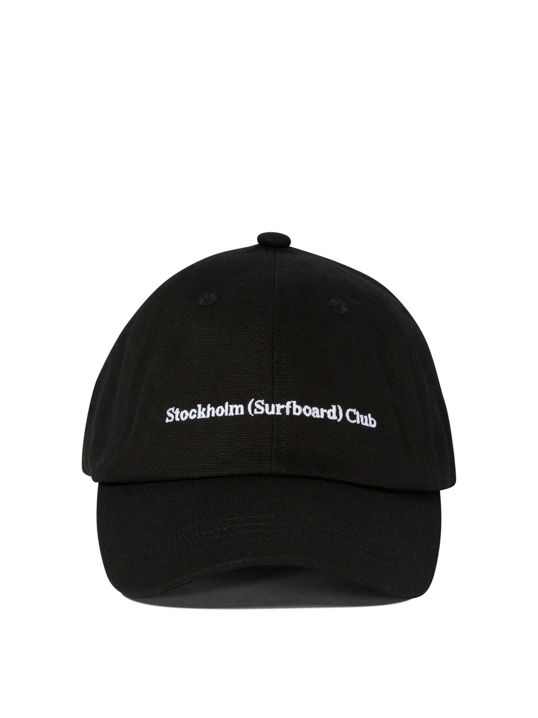 Baseball Cap With Embroidered Logo Hats Black