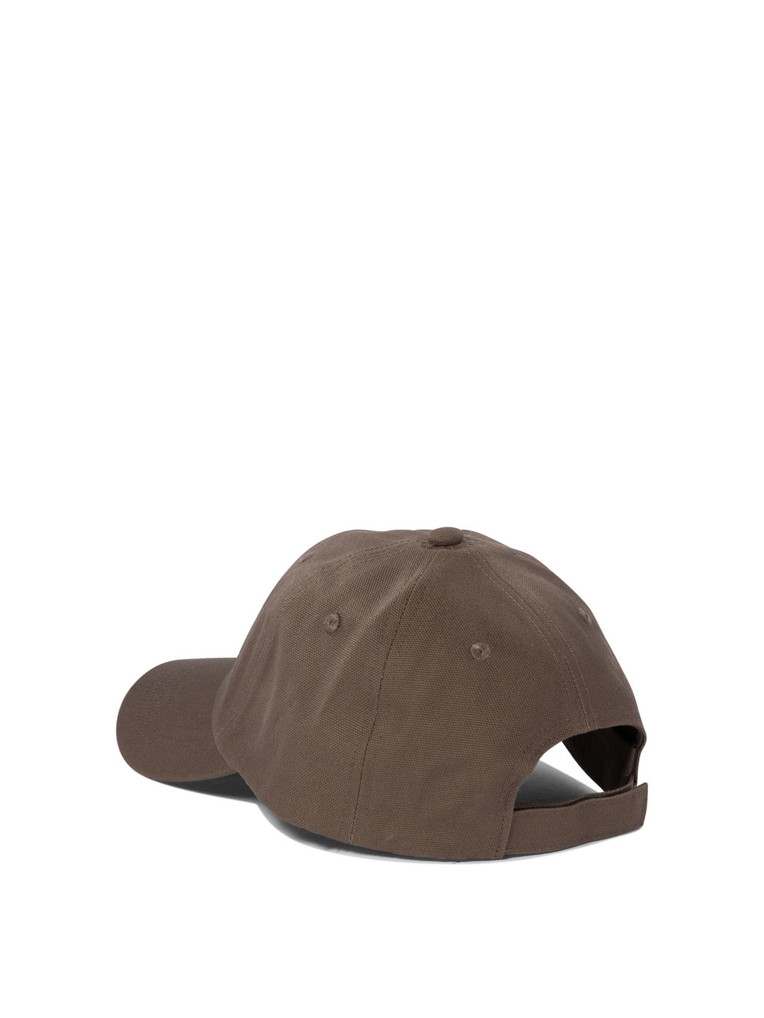 Baseball Cap With Embroidered Logo Hats Brown