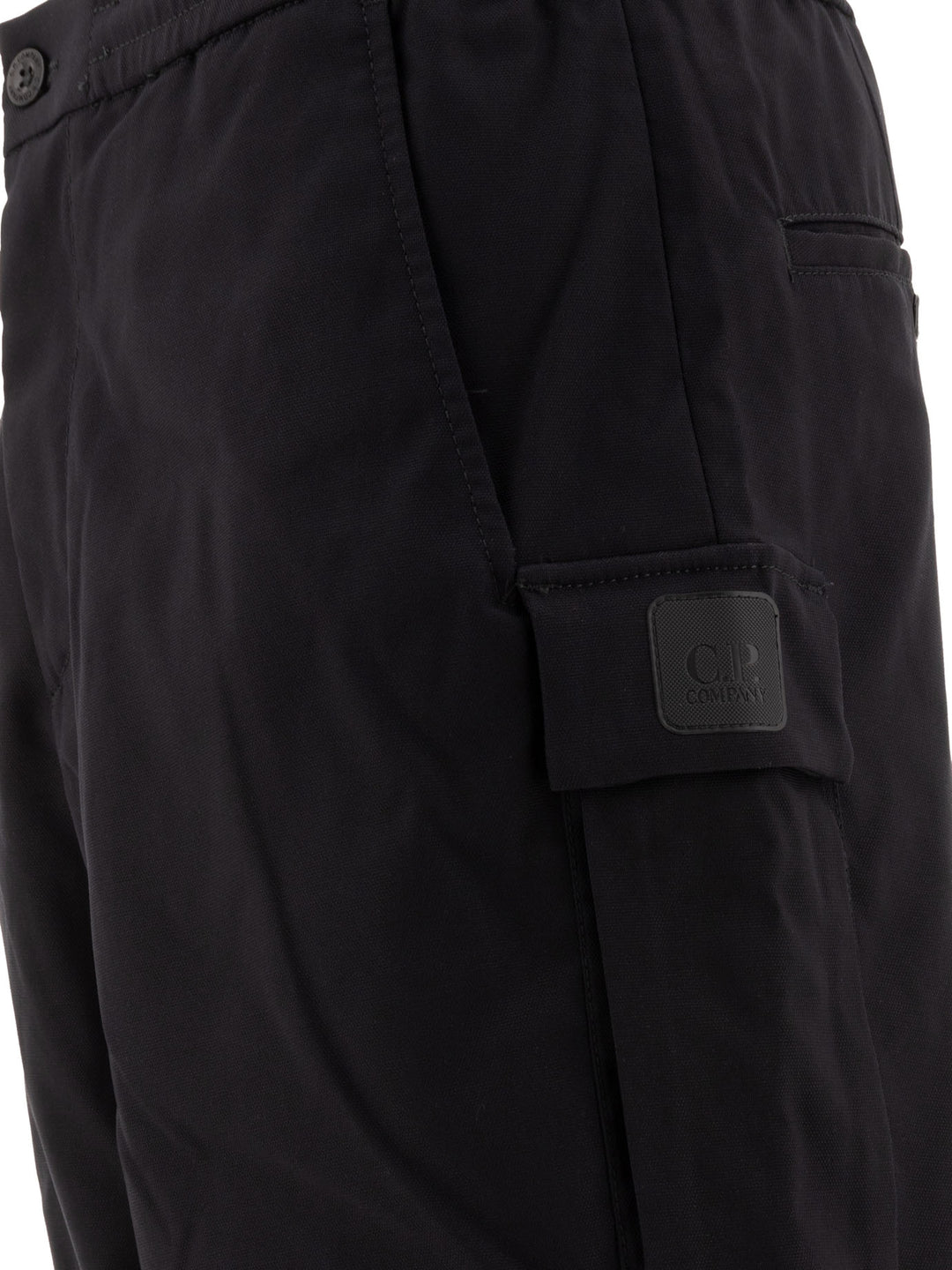 The Metropolis Series Technical Panama Cargo Trousers Black