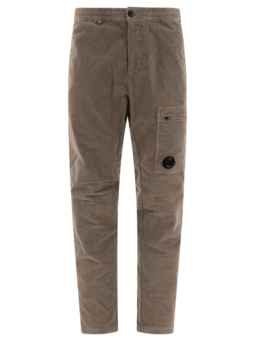 Corduroy Lens Trousers Beige