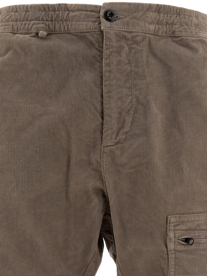 Corduroy Lens Trousers Beige