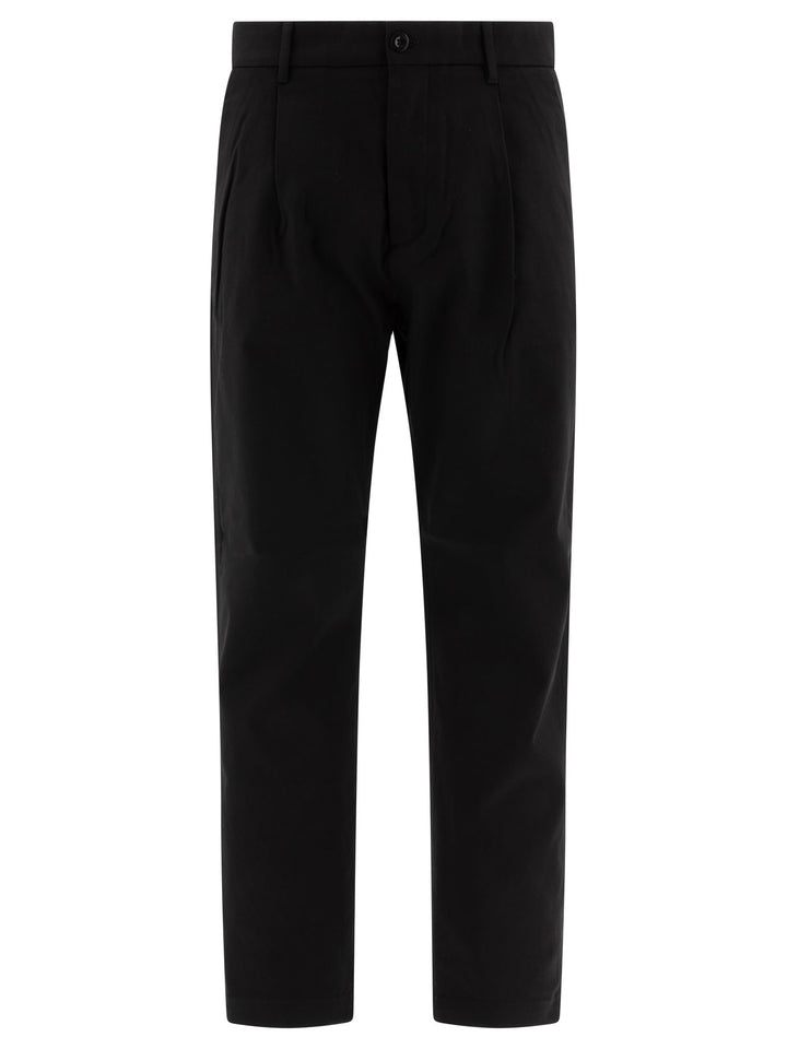 Superior Structure Stretch Trousers Black