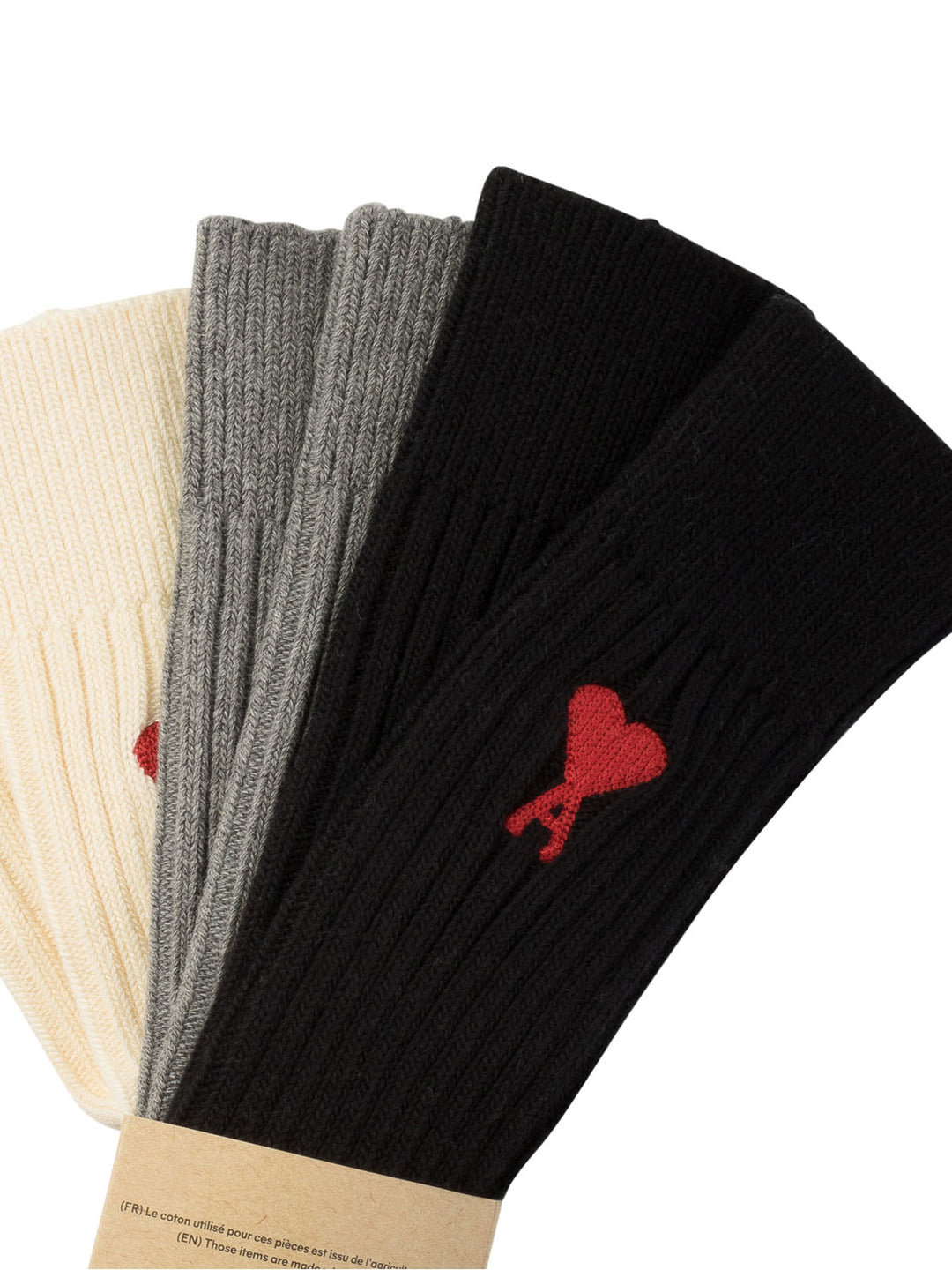 Ami De Coeur Socks Beige