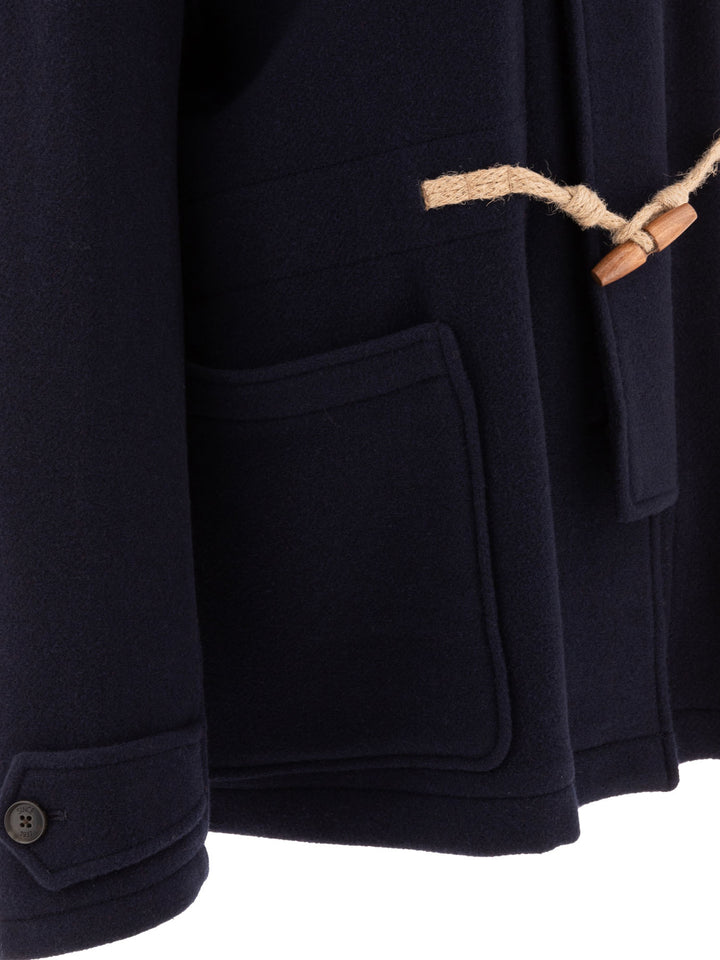 Double Wool Coats Blue