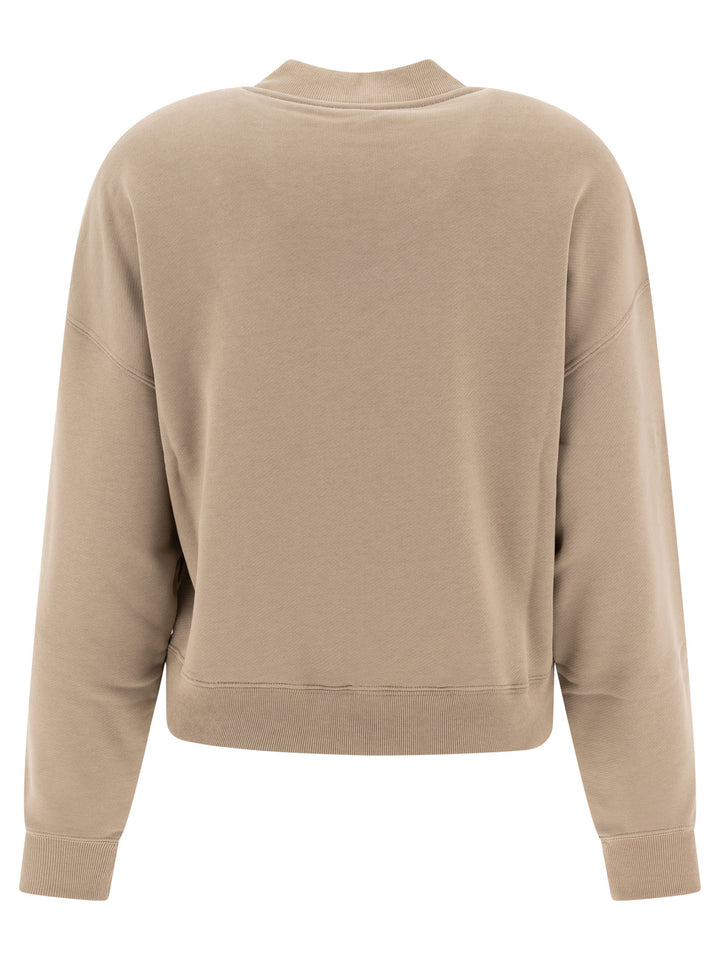 Cotton Fleece Sweatshirt Sweatshirts Grey