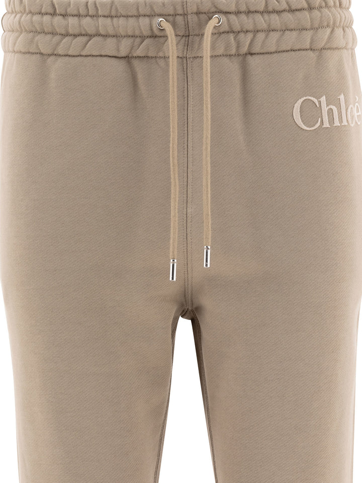 Cotton Fleece Joggers Trousers Grey