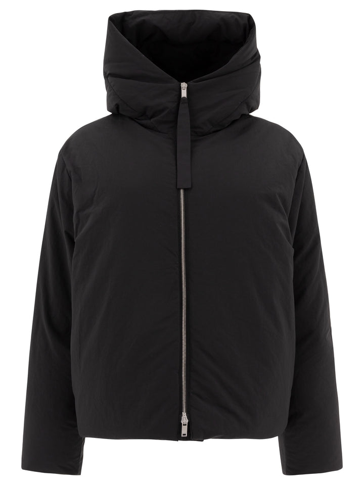 Hooded Down Jacket Jackets Black