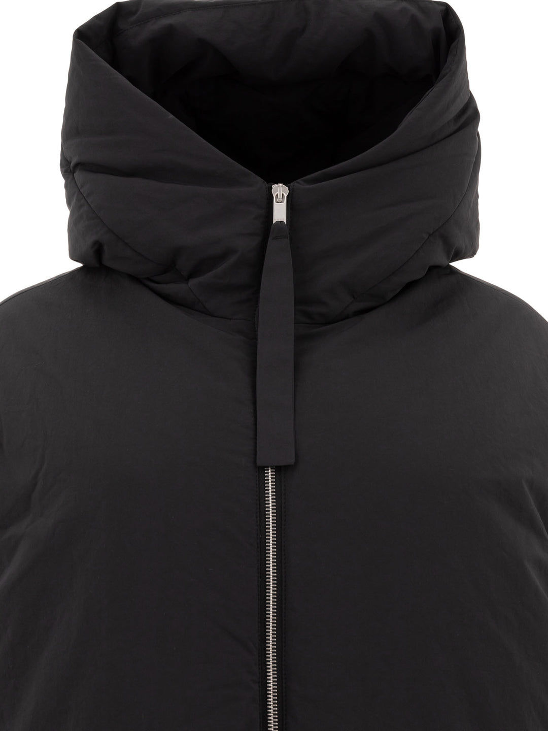 Hooded Down Jacket Jackets Black