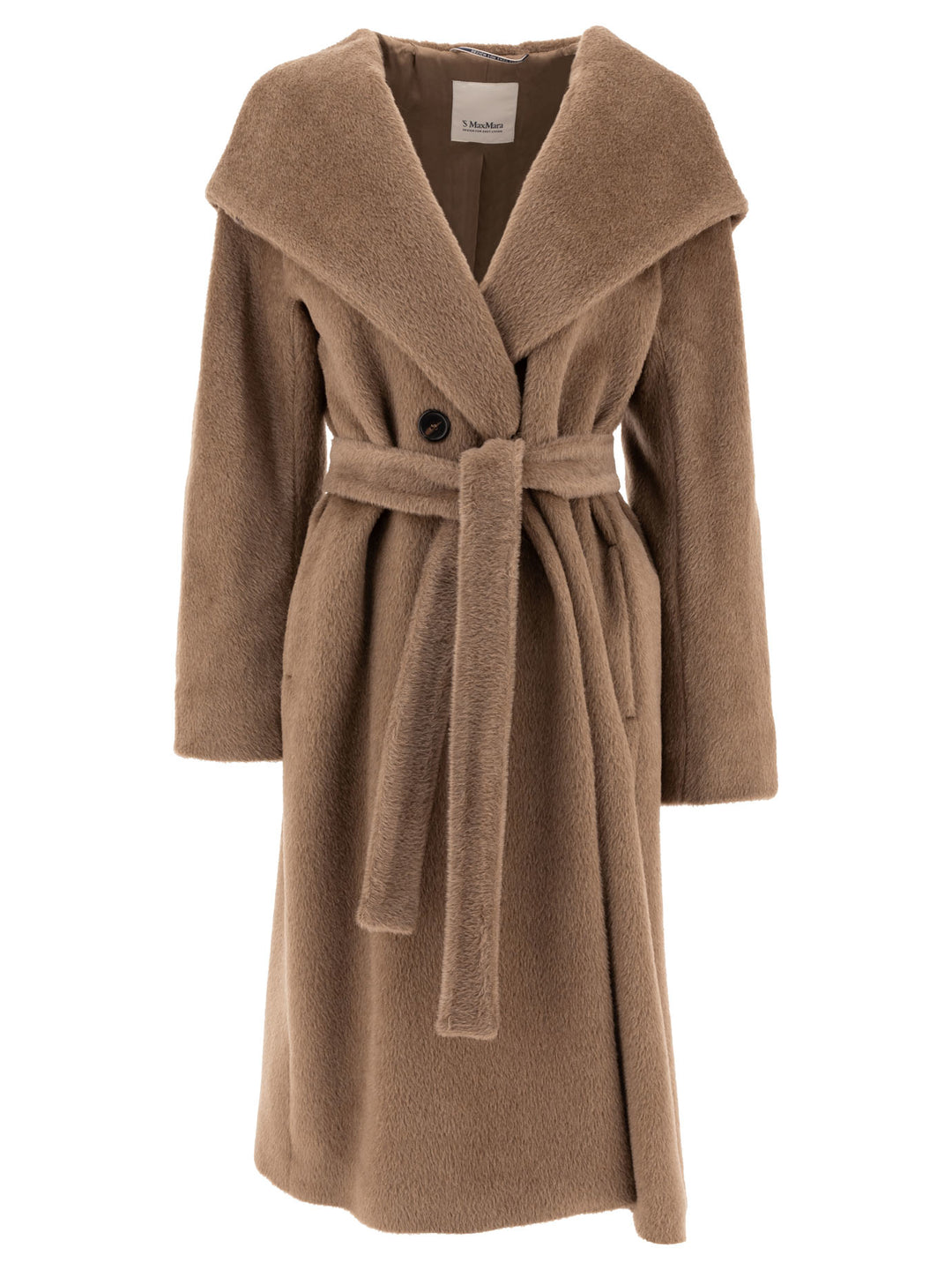 Alpaca And Wool Belted Coat Coats Brown