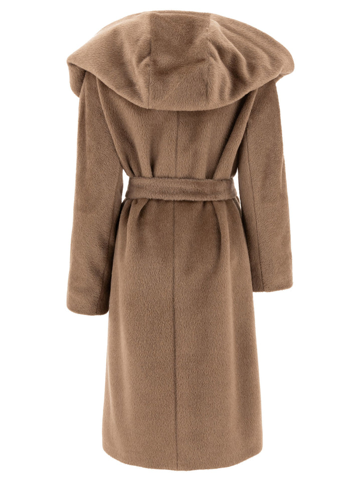 Alpaca And Wool Belted Coat Coats Brown