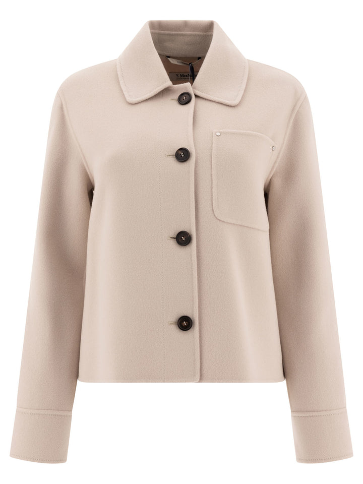 Wool Short Coat Coats Beige