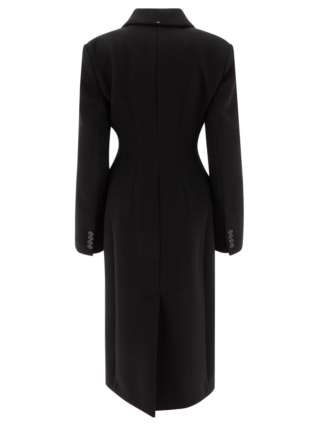 Cashmere-Blend Coat Coats Black