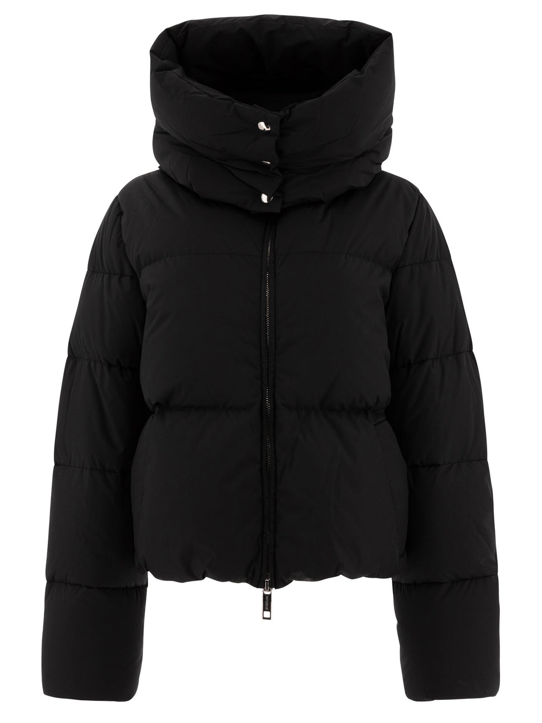 Oversize Down Jacket In Waterproof Fabric Jackets Black