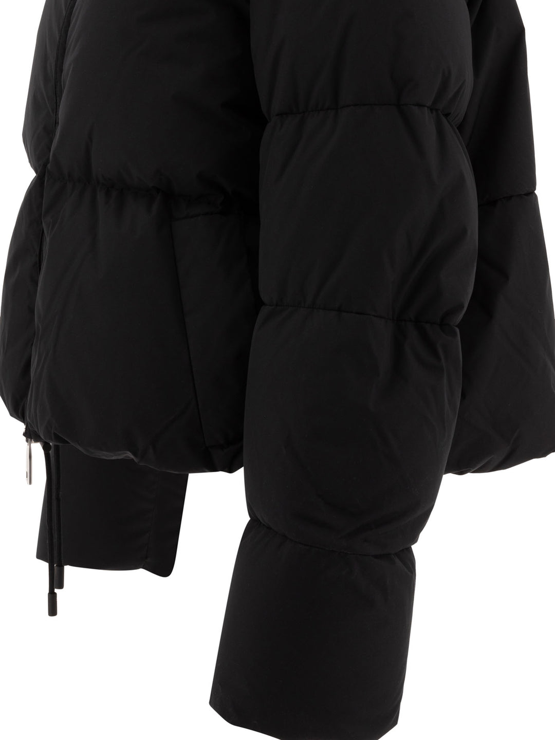 Oversize Down Jacket In Waterproof Fabric Jackets Black