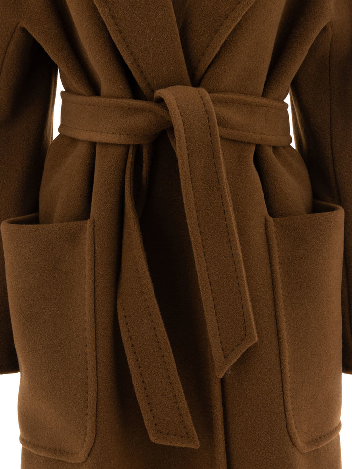 Oversize Camelwool Coat Coats Brown