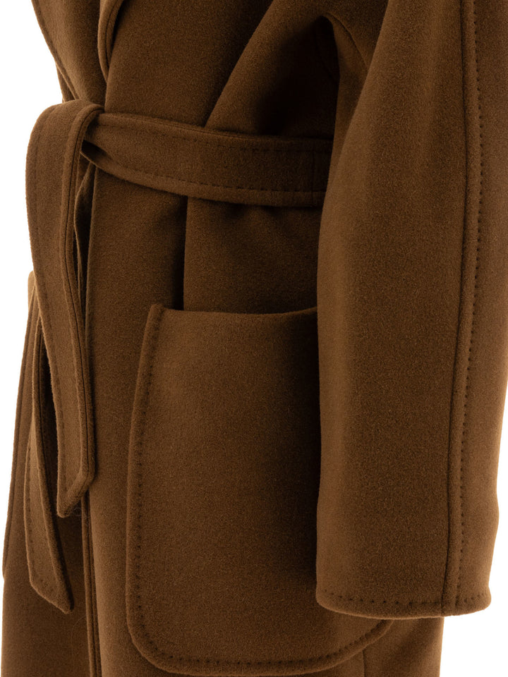 Oversize Camelwool Coat Coats Brown