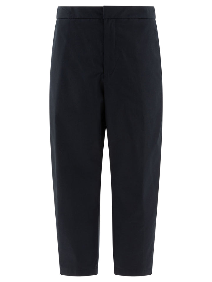 With Elasticated Waist Trousers Blue