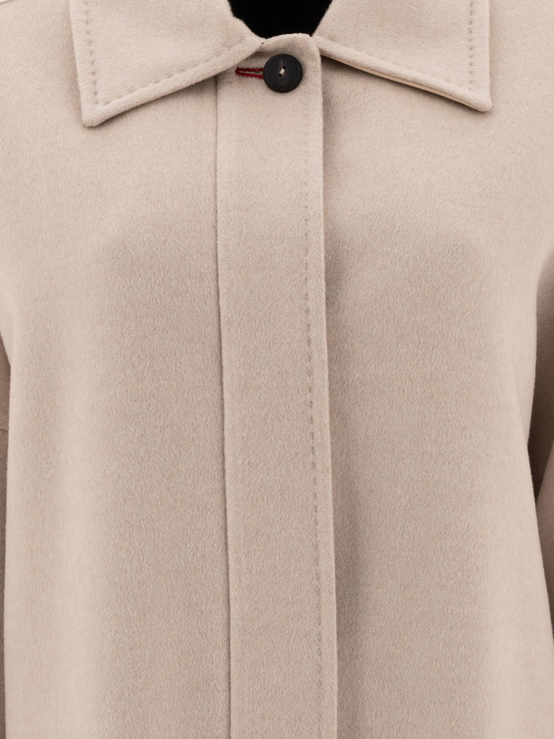 Oversize Coat In Cashmere Coats Beige