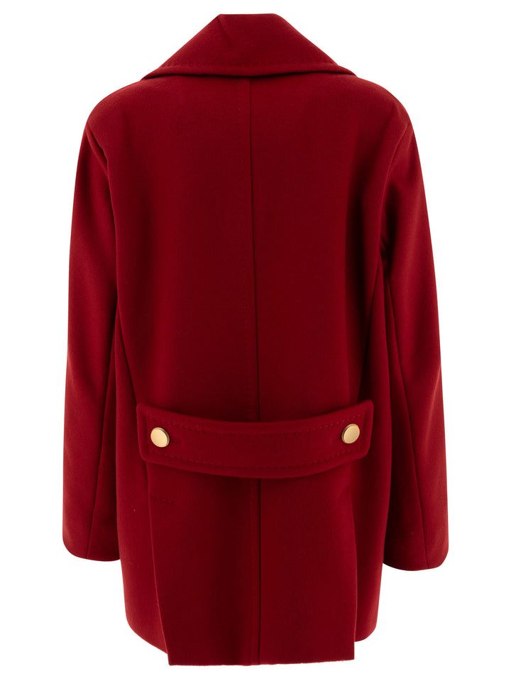 Double Cashmere Coat Coats Red